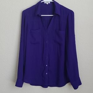 Purple  Portofino Express shirt size M
